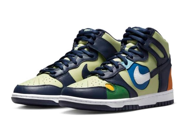 Nike Dunk High See Through Pistachio Midnight Navy (W)