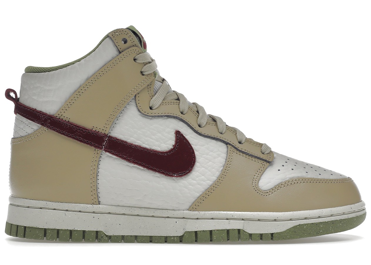 Nike Dunk High Tumbled Tan White Brown (W)