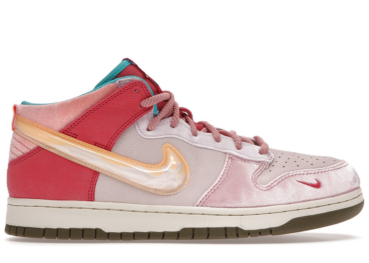 Nike Dunk Mid Social Status Free Lunch Strawberry Milk