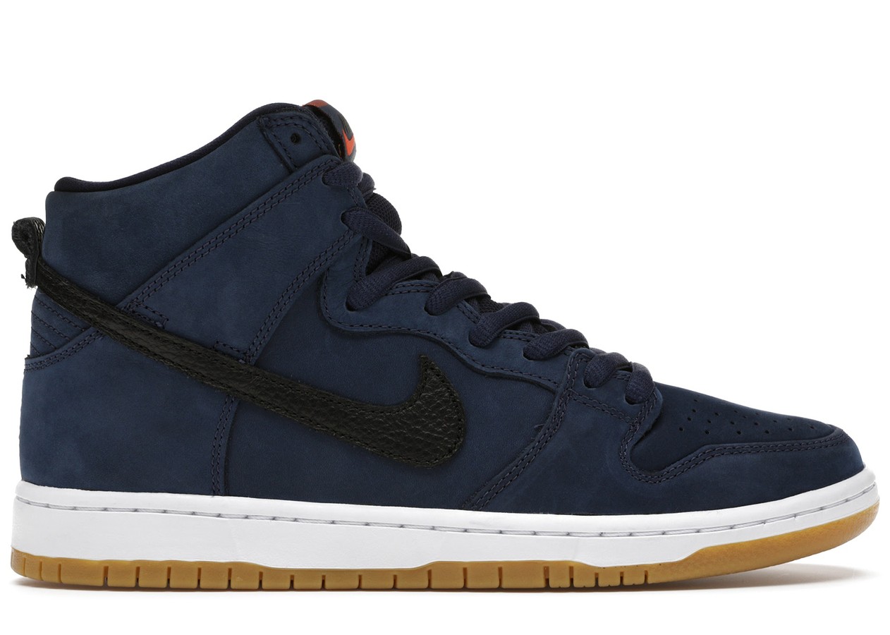 Nike SB Dunk High Orange Label Midnight Navy