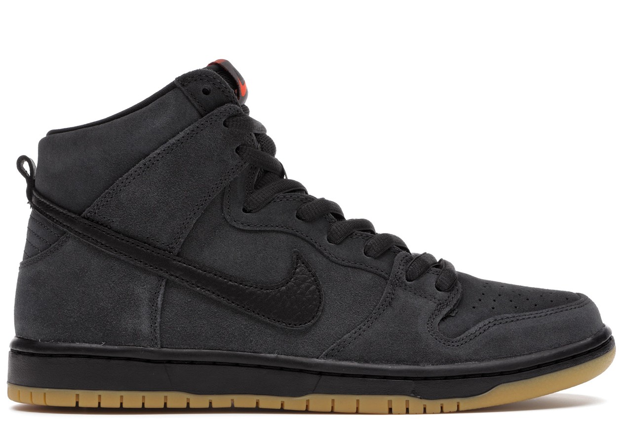 Nike SB Dunk High Pro Orange Label Smoke Grey