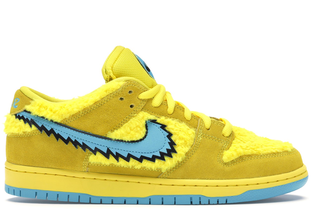 Nike SB Dunk Low Grateful Dead Bears Opti Yellow