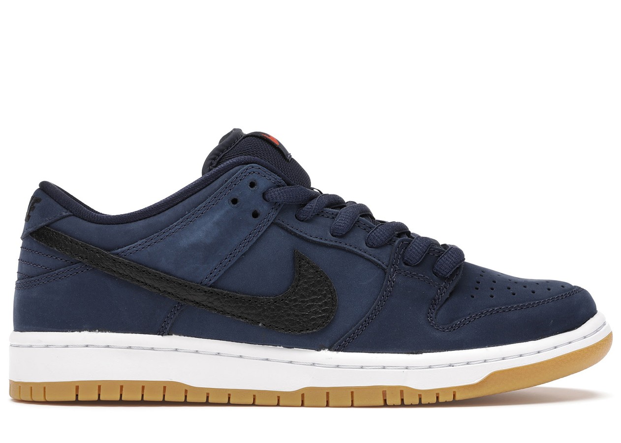 Nike SB Dunk Low Navy Black Gum