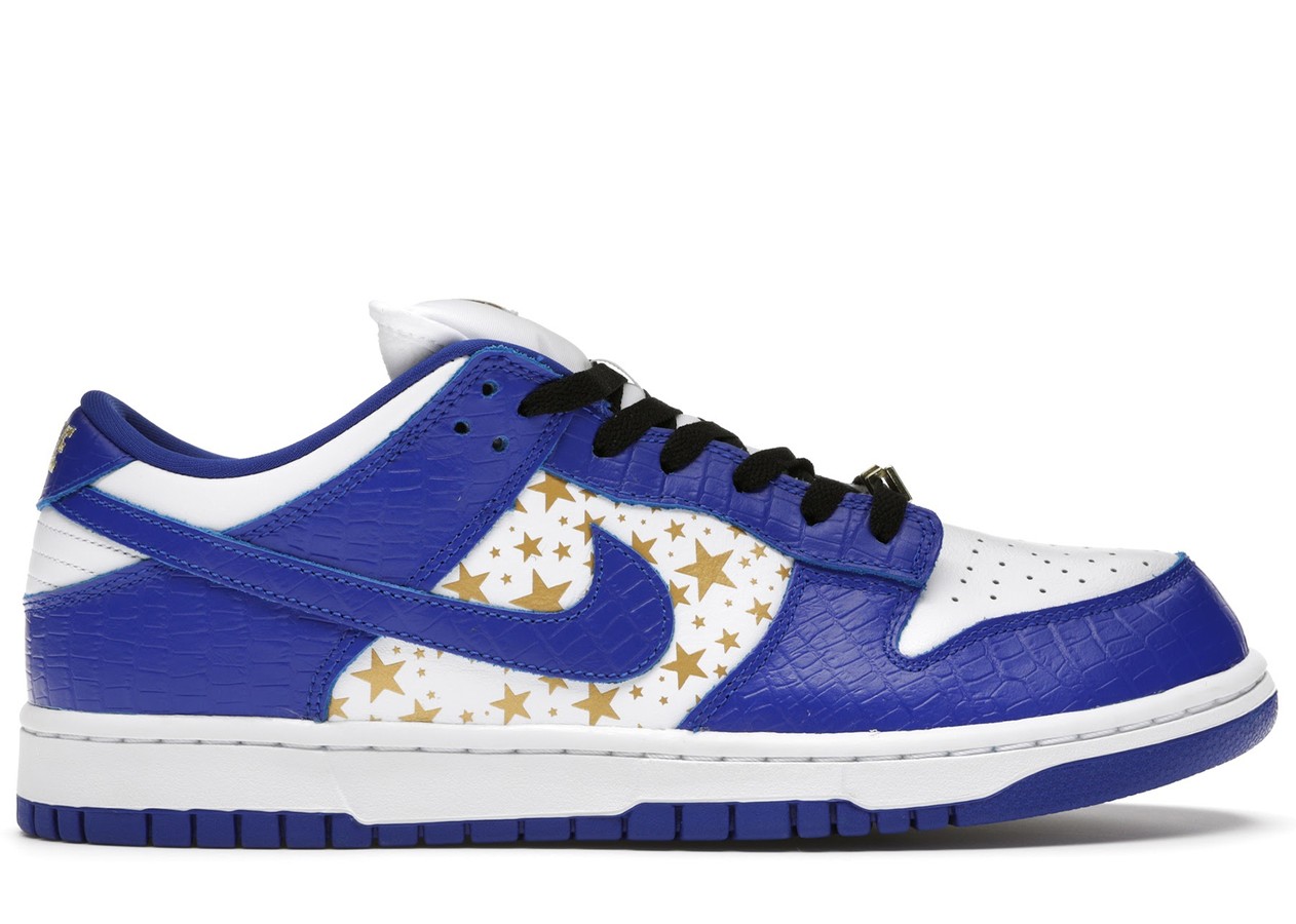 Nike SB Dunk Low Supreme Stars Hyper Royal (2021)