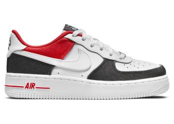 Nike Air Force 1 Low LV8 Smoke Grey Red Reflective Swoosh Men's -  DN4433-001 - US